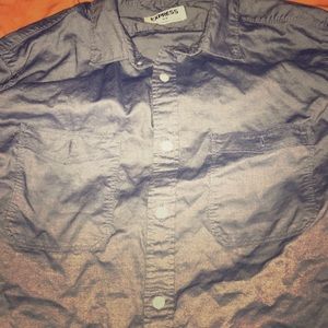 Express long sleeve button up